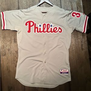 AUTHENTIC MAJESTIC ROY HALLADAY PHILADELPHIA PHILLIES LARGE(44) MEN’S JERSEY